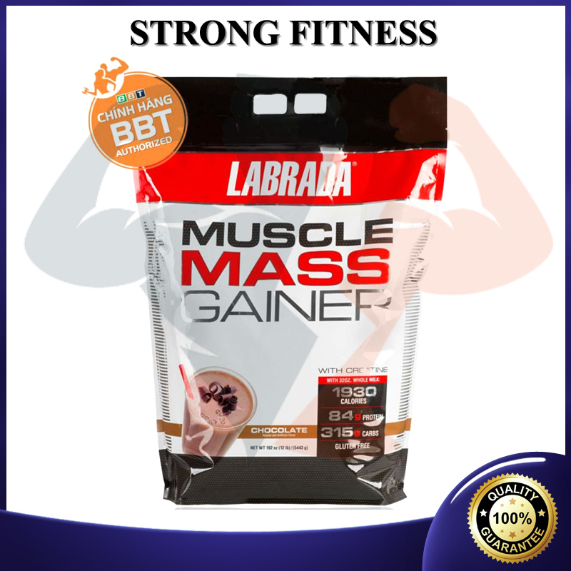 Muscle Mass Gainer - Labrada 12LBS 5,4 kg Tăng Cân Tăng Cơ Nạc Dành Cho