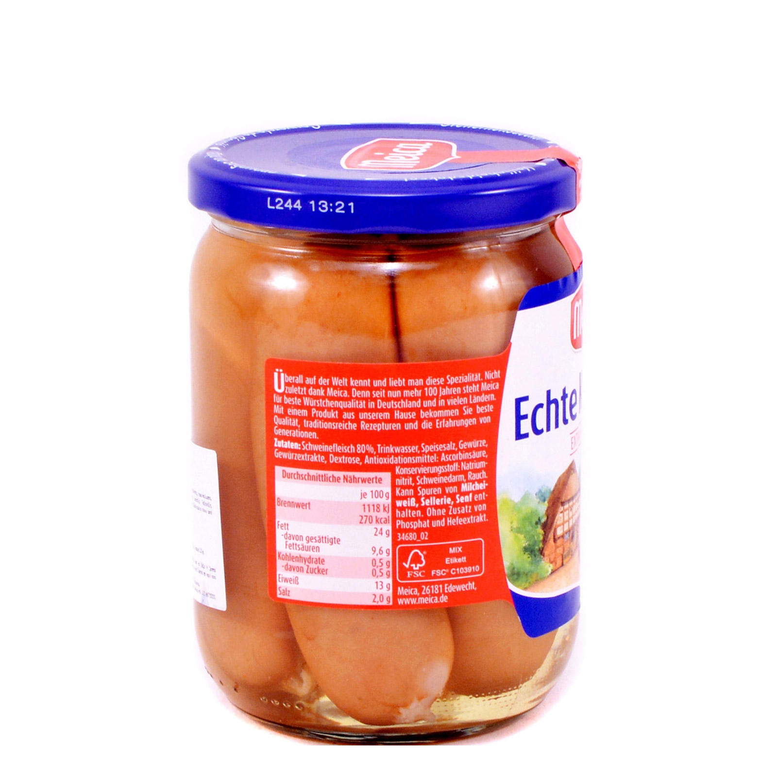 Xúc xích Đức hiệu Meica Echte Knacker 520g