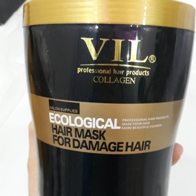 Kem ủ tóc vil collagen phục hồi hư tổn 1000ml - auth