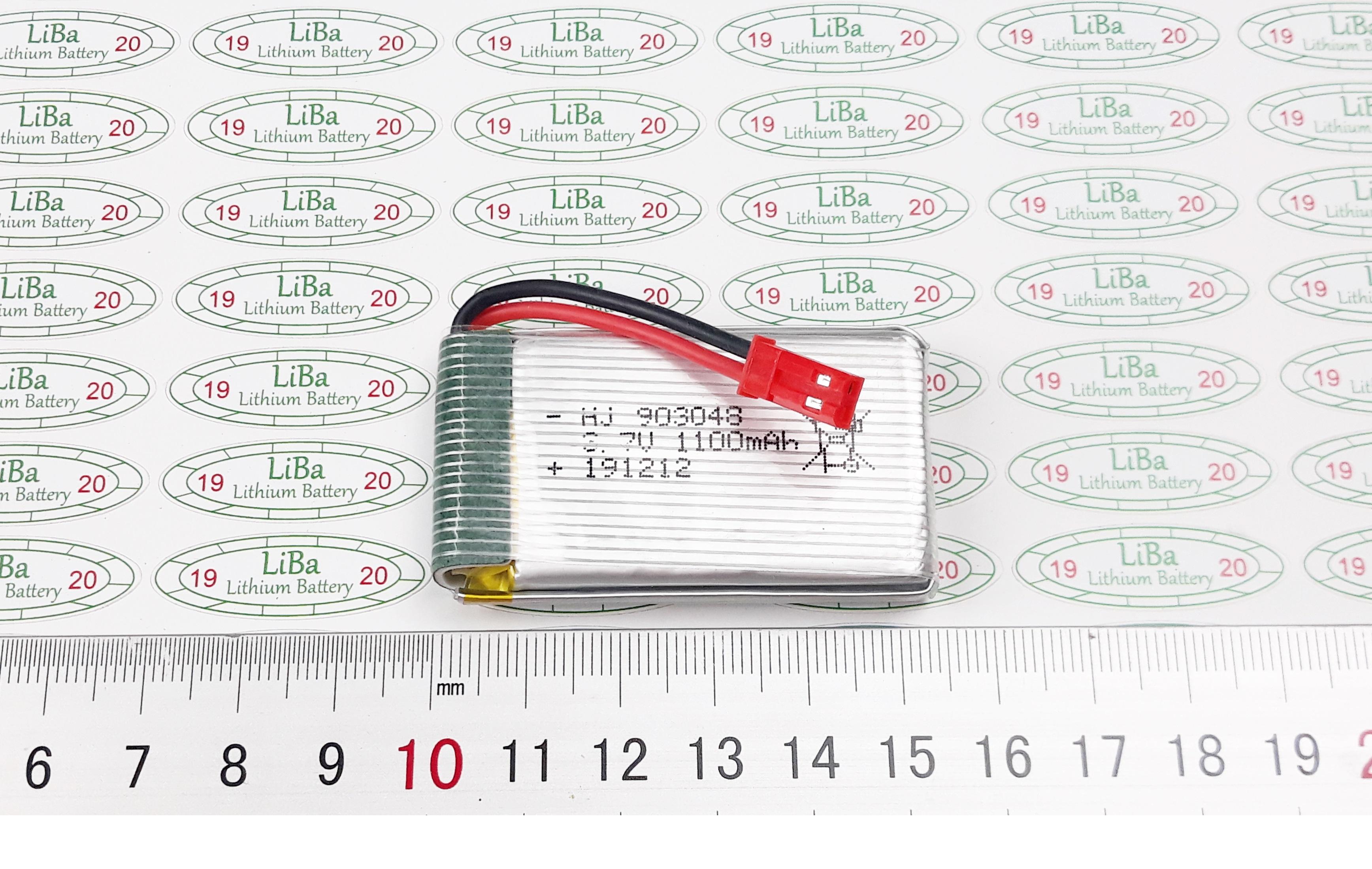 Pin Flycam 3.7V 1100mAh 15C 30x50 mm _ LiBa