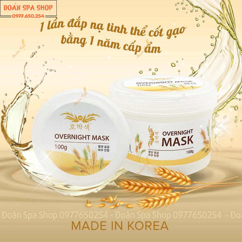Mặt nạ ngủ tinh thể cốt mầm gạo devacell hàn quốc - nạ gạo deva cell