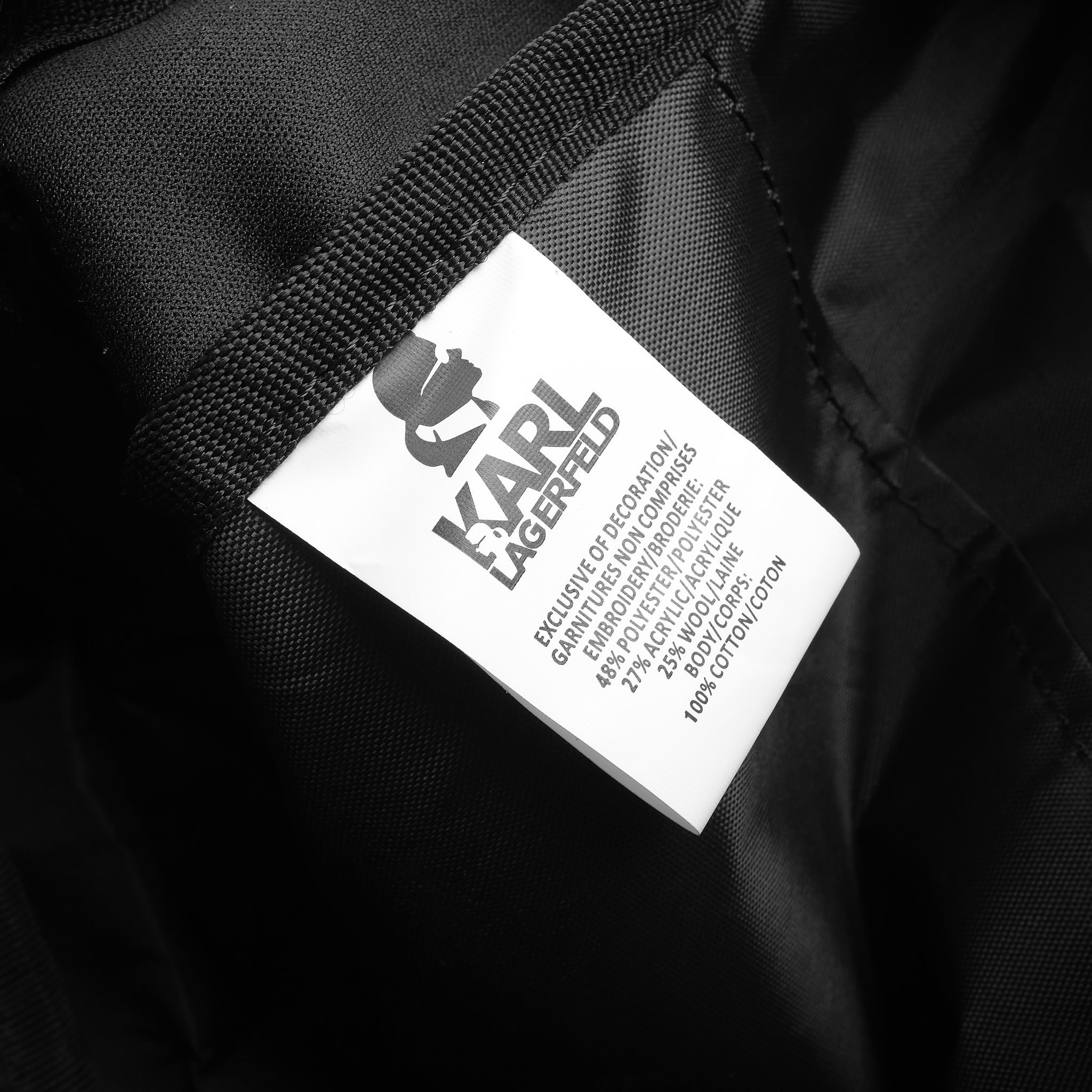 {HCM}_BALO MINI " BACKPACK MINI LOGO KARL LAGERFELD NEW 2023 (22cm-10cm-6cm)