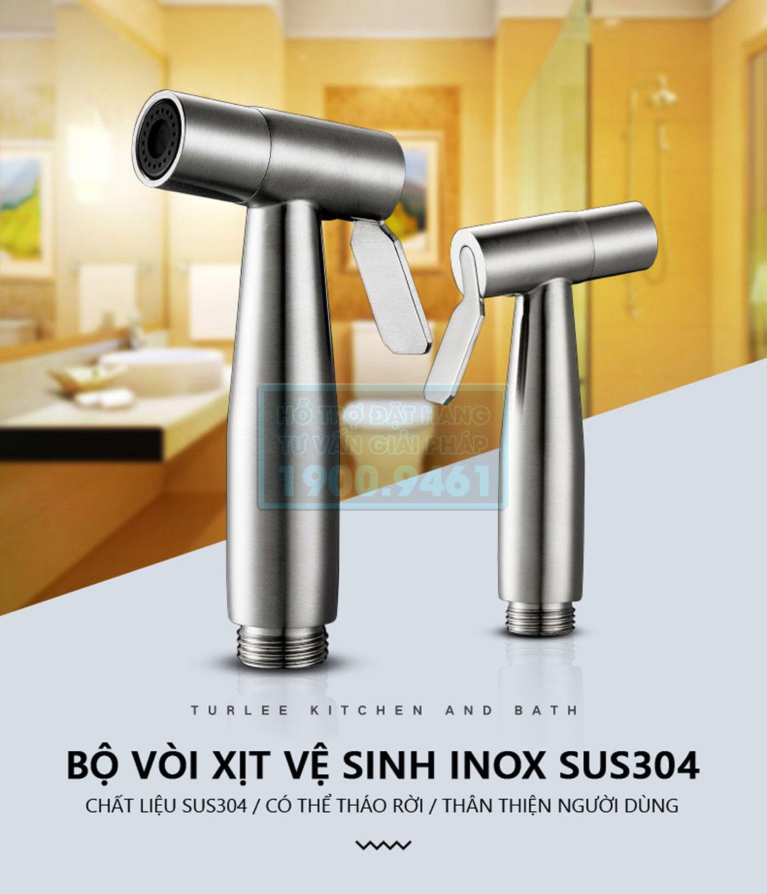 Vòi xịt vệ sinh Inox SUS304 9060