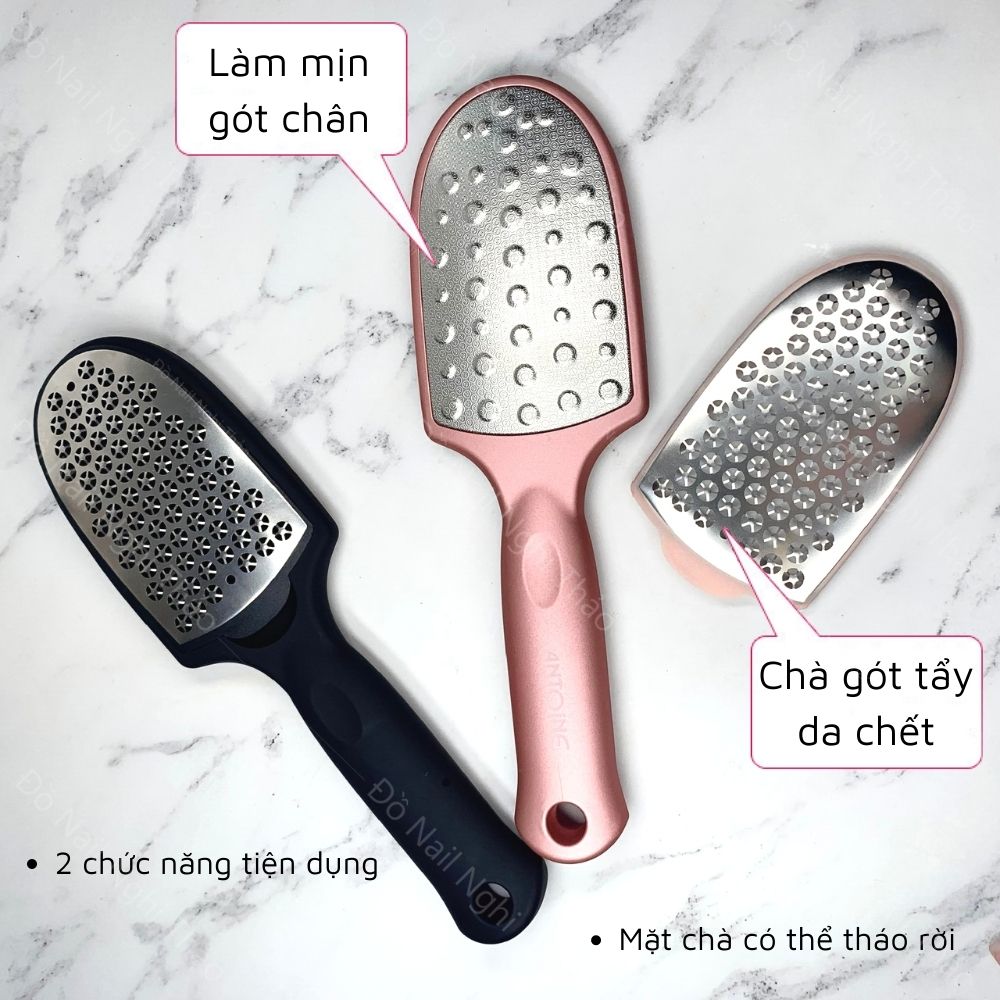 Cây chà gót chân inox đa năng 2 in 1
