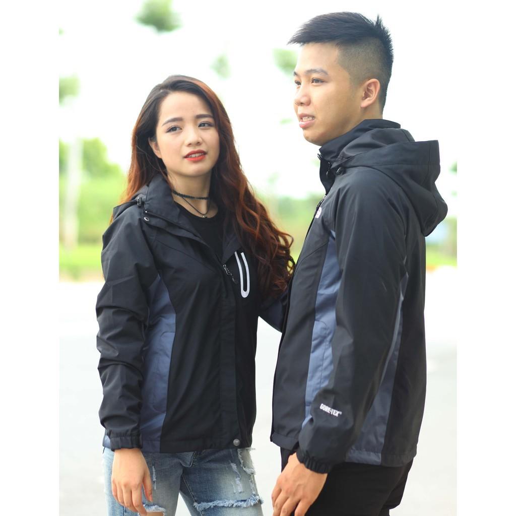 [ÁO KHOÁC CHỐNG NẮNG, CHỐNG GIÓ]Áo khoác The North Face Danh Cho Nam Nữ Đen Xám