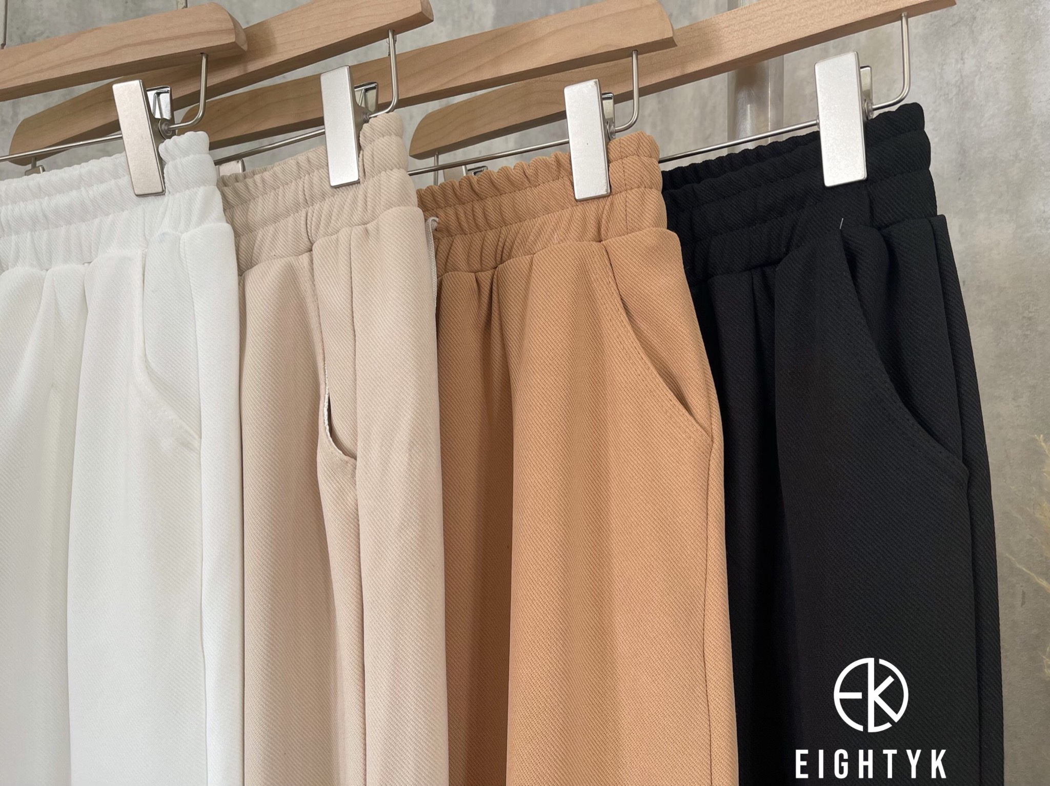 EIGHTYK Quần Dài Jogger Trơn Basic