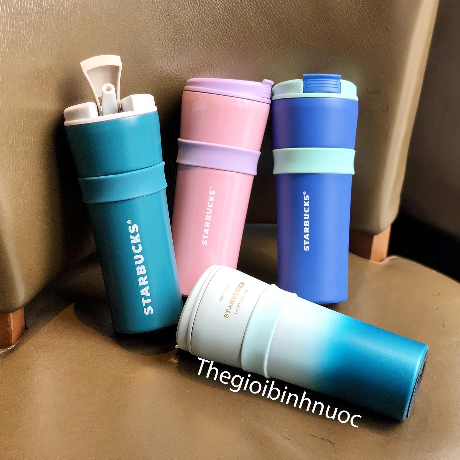 Bình Giữ Nhiệt Starbucks Nắp Bật 473ML B446