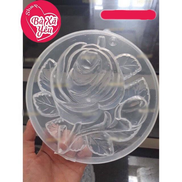 Khuôn rau câu hoa hồng lớn 20cm