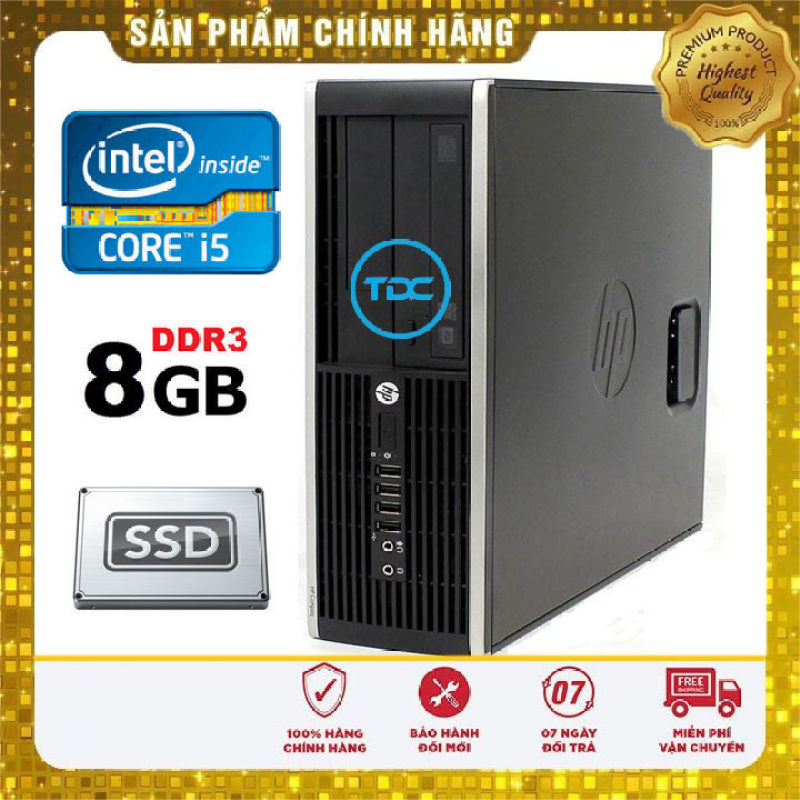 Bảng giá Thùng cây máy tính để bàn HP 6300 PRO core i5 3470, ram 8GB, SSD 240GB. Hàng Nập Khẩu, Bảo hành 24 tháng Phong Vũ