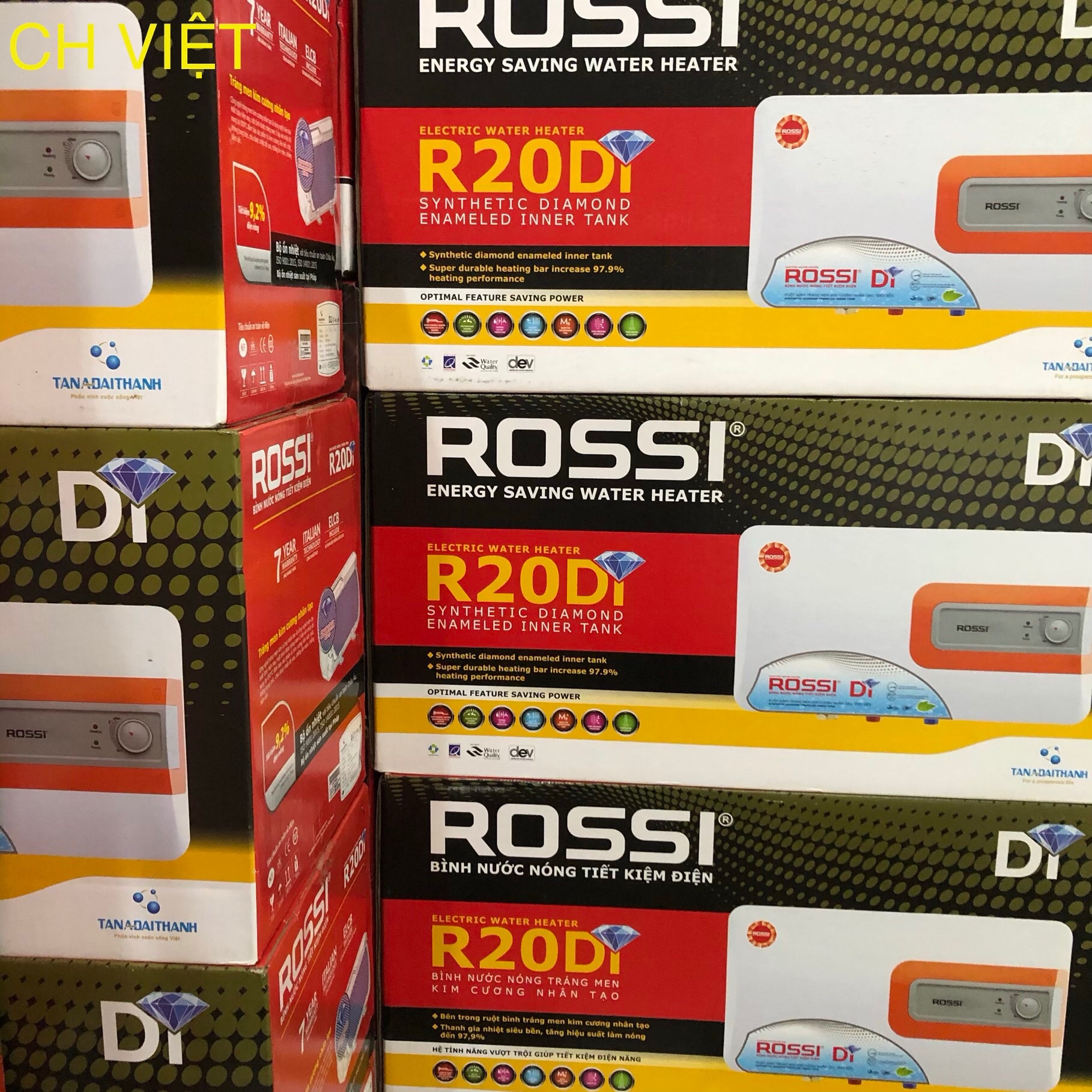 Bình nóng lạnh Rossi R20DI (20L)