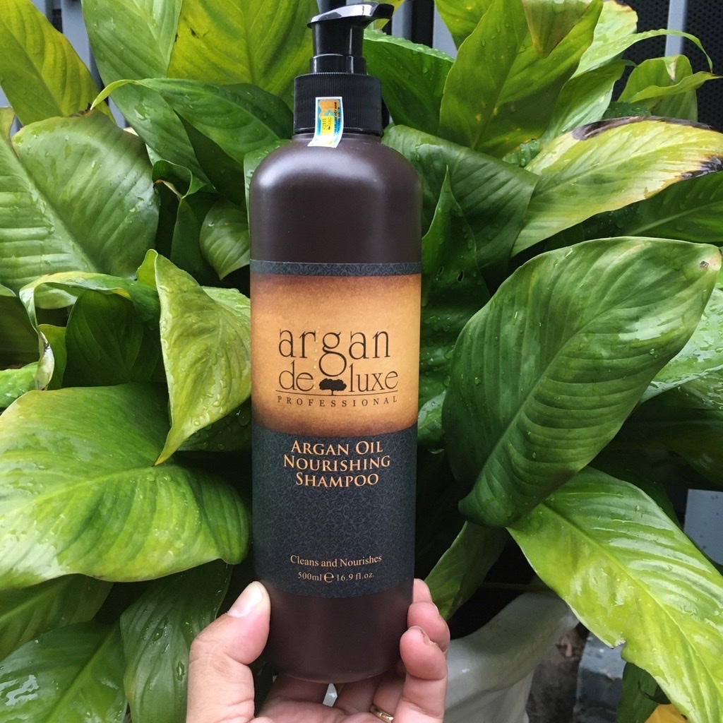 [HCM]Dầu gội phục hồi tóc hư tổn Argan Deluxe Shampoo 1000ml