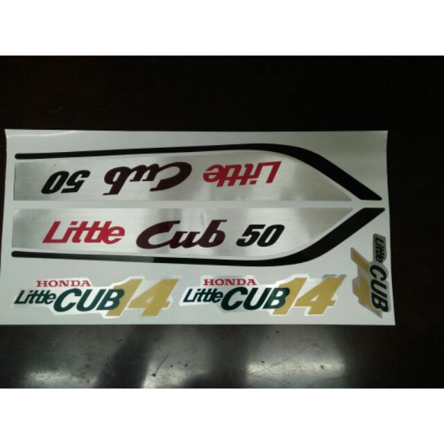 Bộ tem honda cub little 50 hàng nhập Thái Lan