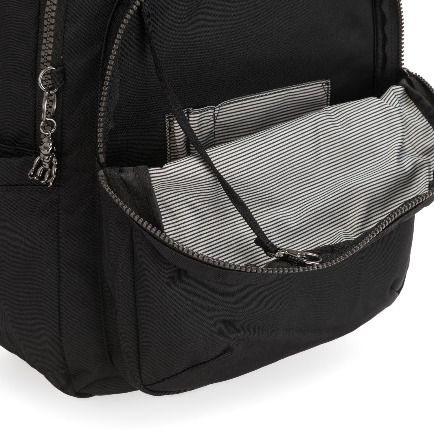 Kipling Balo Seoul - Rich Black/ Almost Grey - HUKI4744