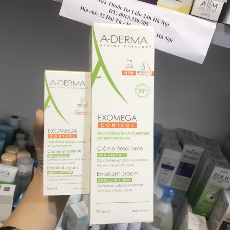 Kem dưỡng Aderma exomega control cream A-derma