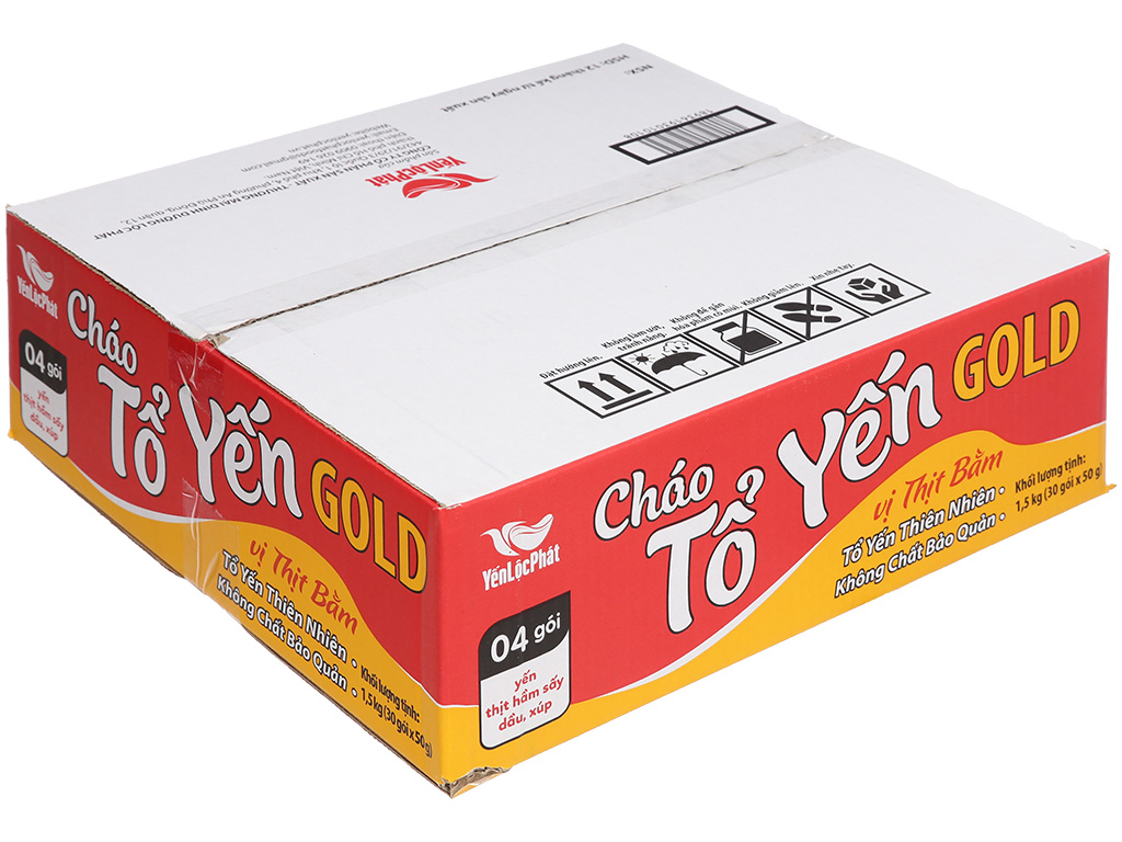 Cháo Tổ Yến Thịt Bằm - Yến Lộc Phát ( 1 thùng 30gói)