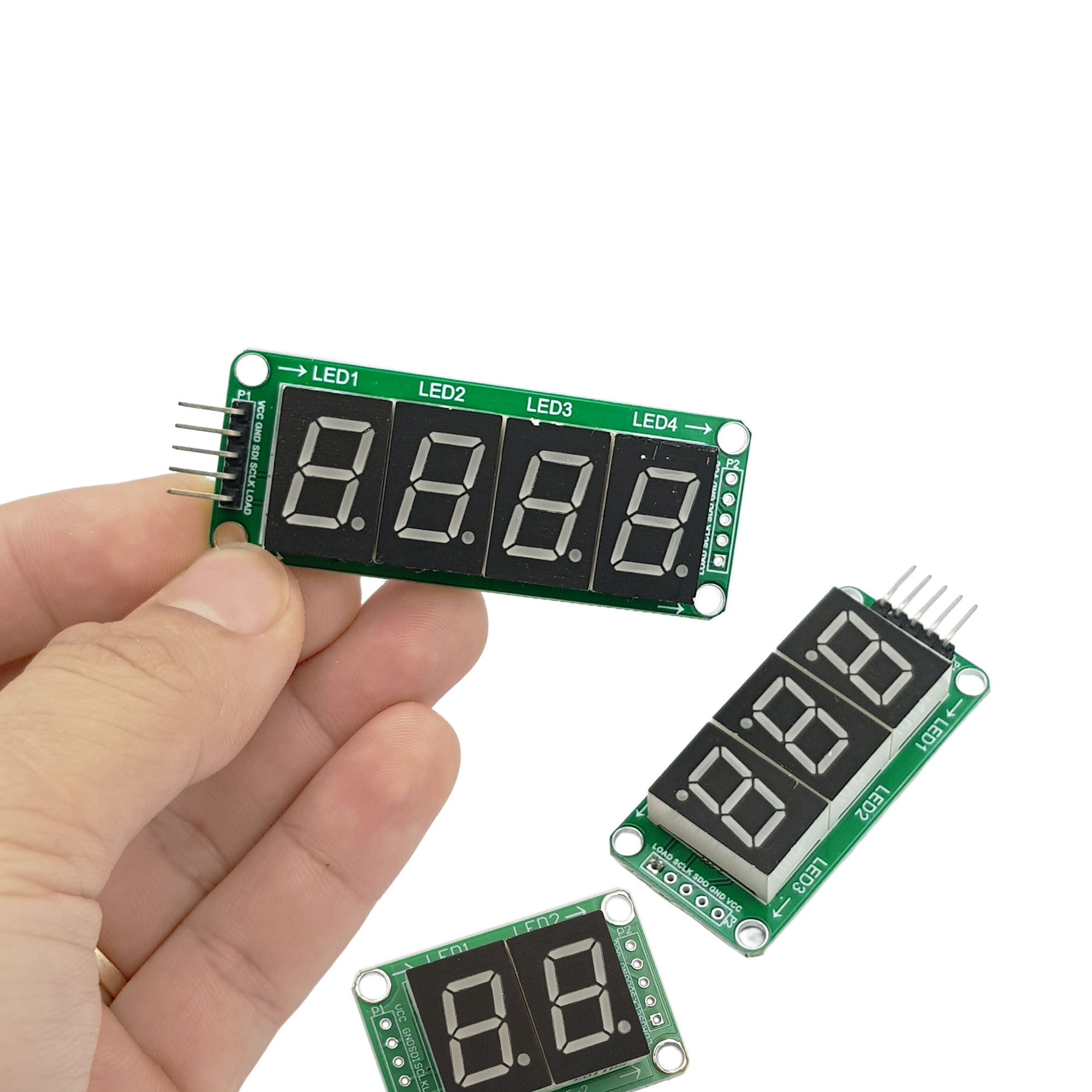 Module Mạch hiển thị LED 7 đoạn 2/3/4 số 74HC595