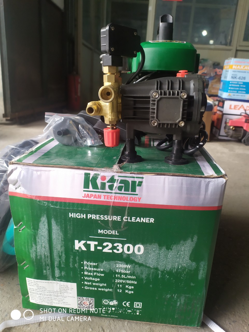 Máy Rửa Xe 2300W Kitar KT-2300