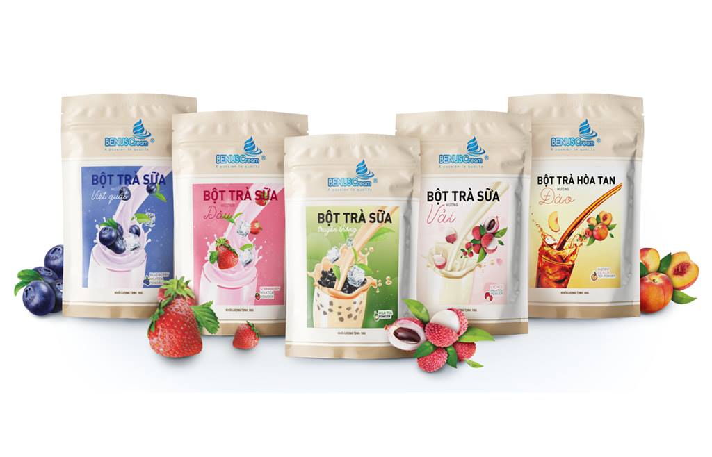 Bột Trà Sữa Khoai Môn BENUS Cao Cấp