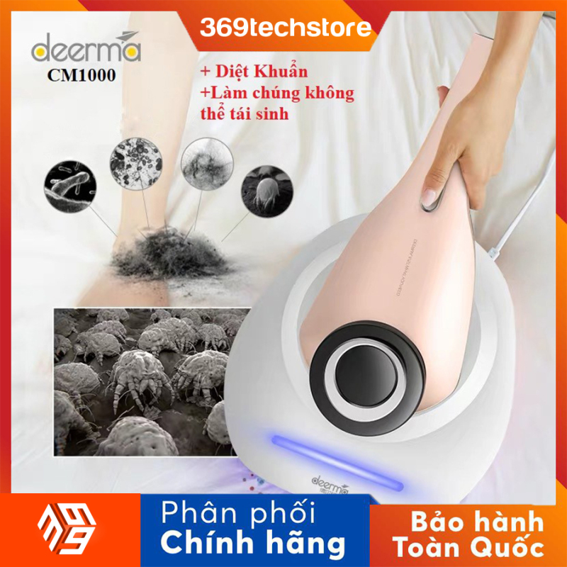 [ HÀNG CHÍNH HÃNG ] Máy hút bụi diệt khuẩn UV gối đệm giường Xiaomi Deerma CM1000