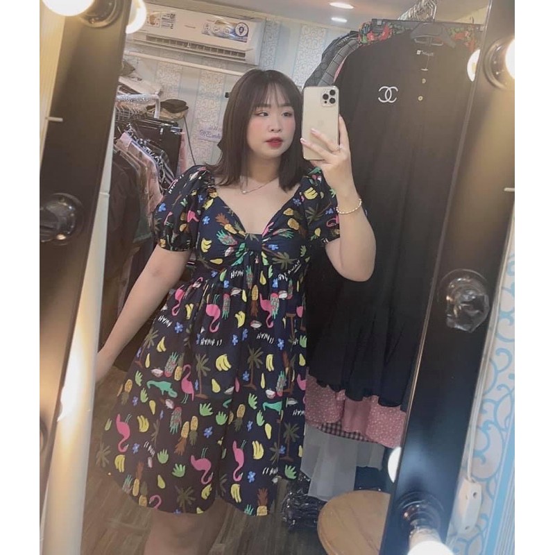 [HCM]Đầm Babydoll Bigsize 55=>100 KG