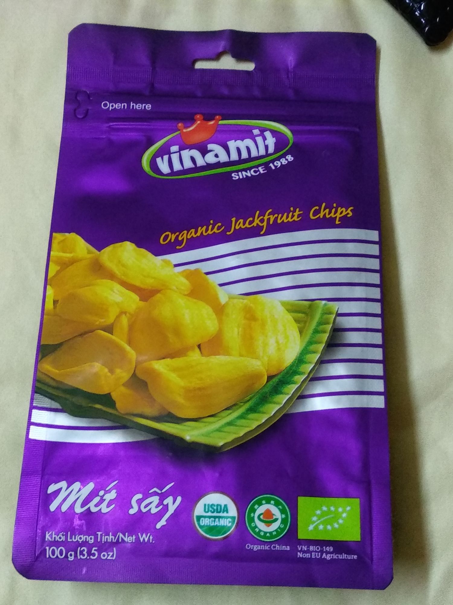 Mít sấy Organic Vinamit (100g)