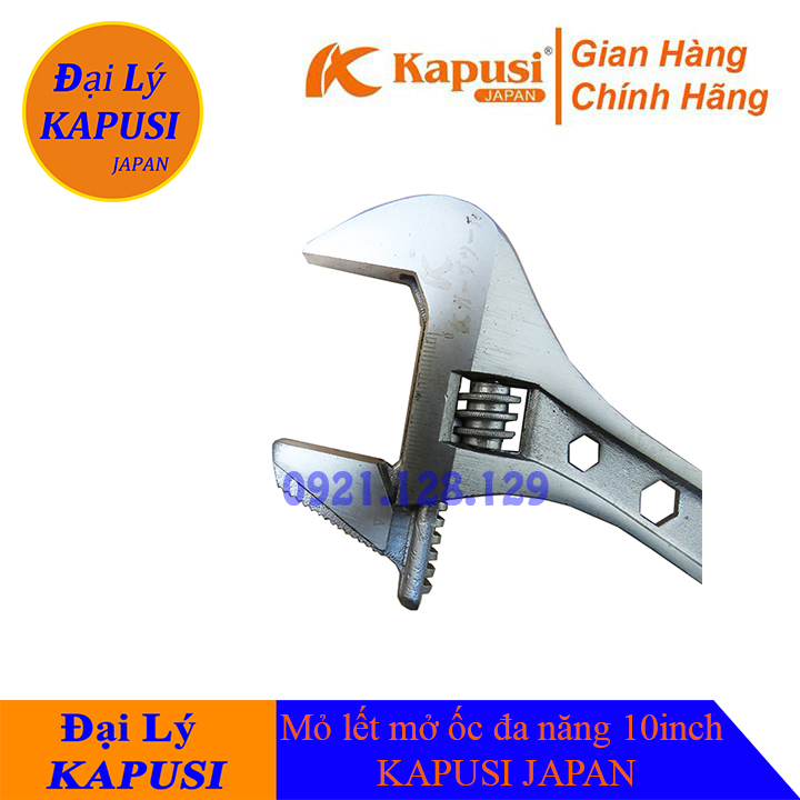 Mỏ lết, Mỏ mở ốc đa năng 10inch KAPUSI JAPAN