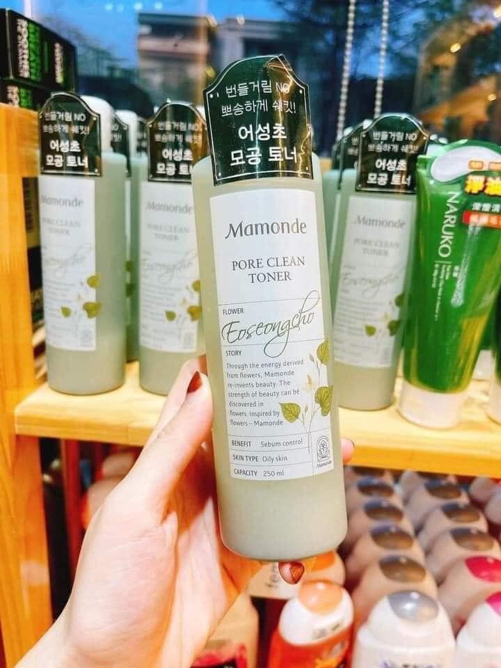 Nước hoa hồng Toner  Mamonde DIẾP CÁ 250ml