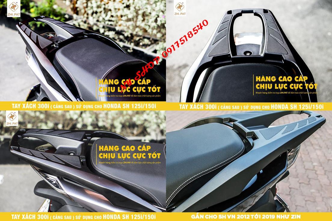 Tay dắt (cản sau) SH 300i cao cấp cho SH Việt 2012-2024, SH 125i Sh150i  SH160i (hàng hãng zhipat)