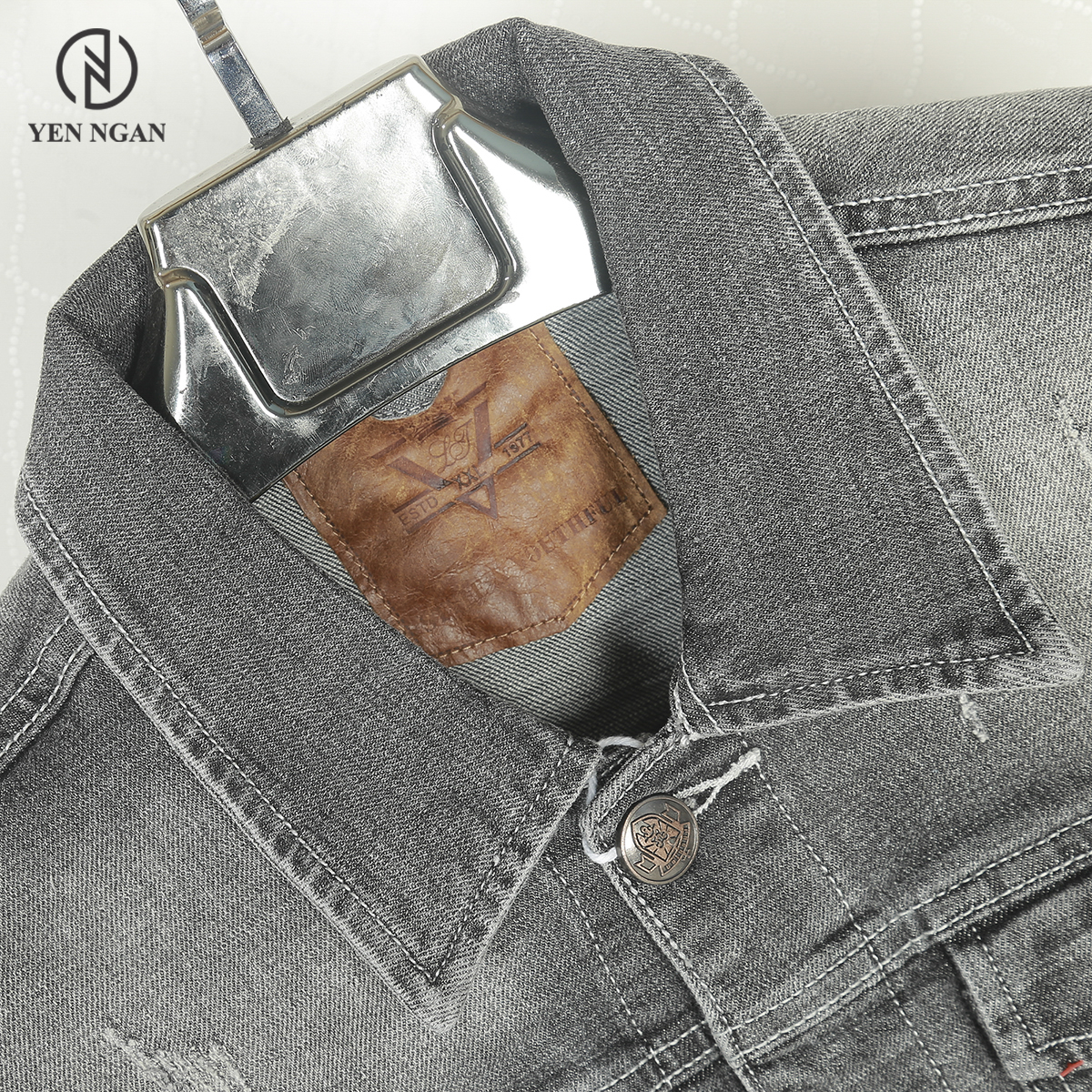 Áo khoac jeans nam cao cấp