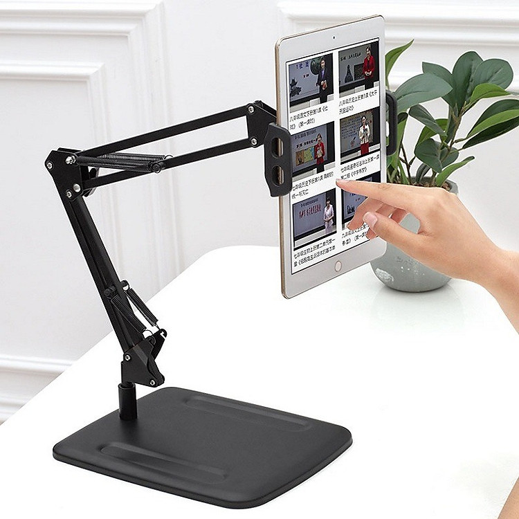 Giá đỡ kẹp ipad khớp nâng xoay 360 độ đa năng