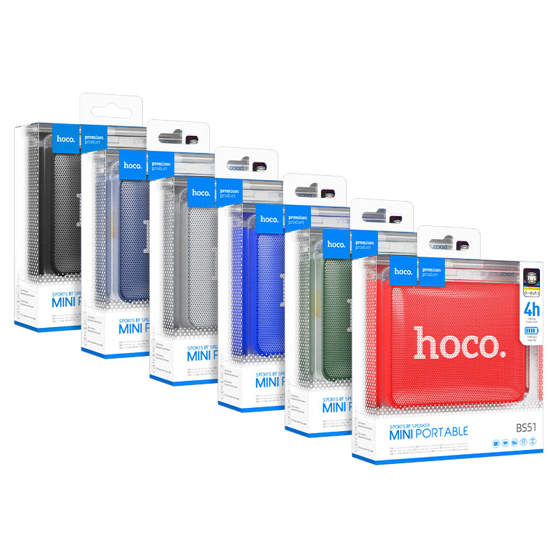 Loa Bluetooth đa năng Hoco BS51 Gold brick Wireless V5.1, pin 4H - Nhất Tín Computer