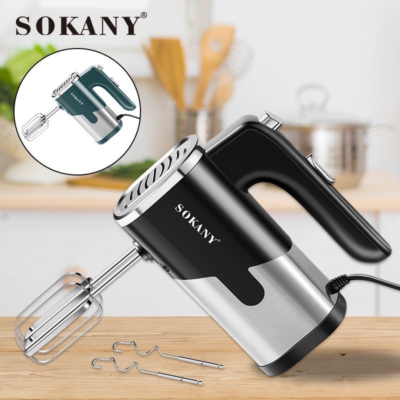 Máy Đánh Trứng Sokany 800W Sk-6621 5 Tốc Độ 4 Que Đánh