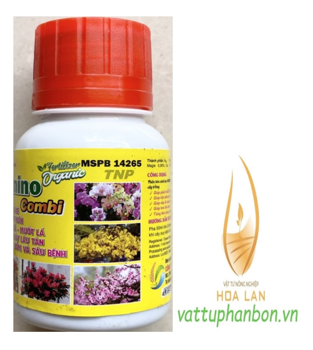 Humic Amino Combi Phân bón lá NPK Sinh học - #227A# 50ml