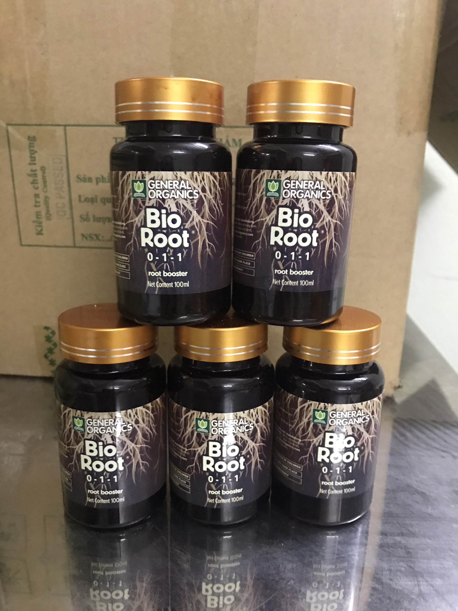 Chai chiết 100ml - Chế phẩm hữu cơ kích rễ cực mạnh Bio Root 0-1-1 - Nhập khẩu Mỹ