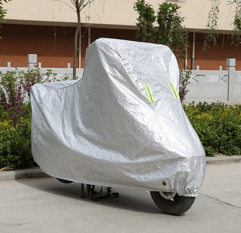 Bạt Trùm Xe, Tấm Che Xe Giá Rẻ, Áo Trùm Xe, Bạt Phủ Xe Máy Có Phản Quang Cao Cấp Cho Mọi Loại Xe Wave ,Xe Exciter, Honda, Sh Vv... Siêu Bền, Quá Rẻ ,Tiện Lợi