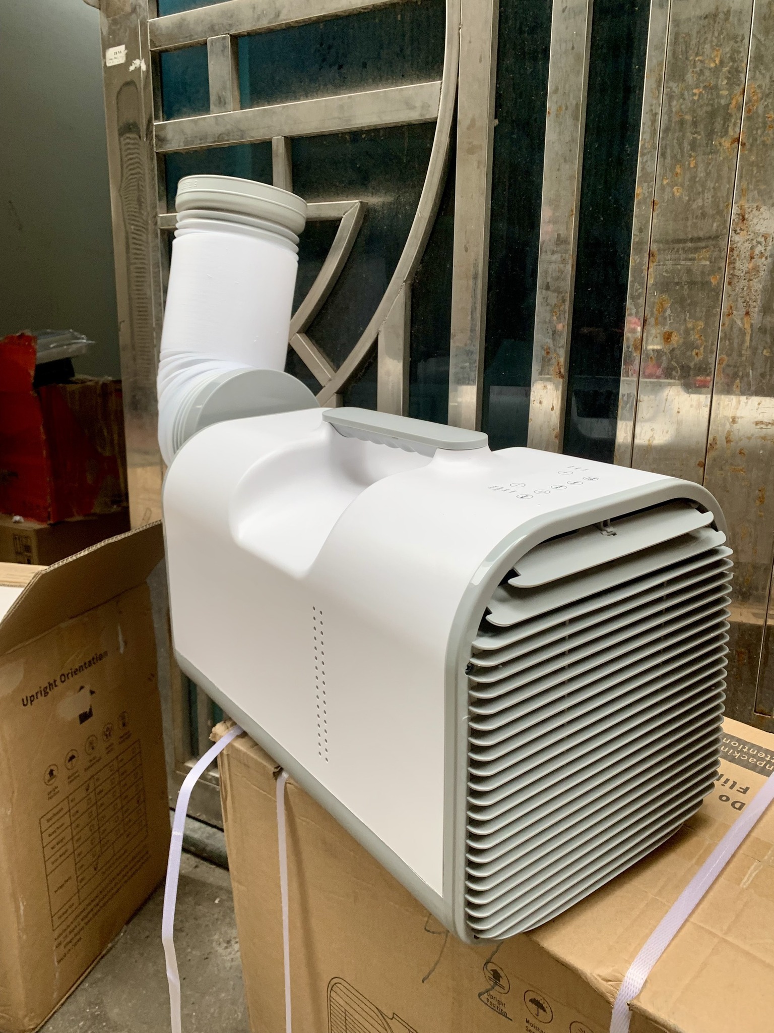 Điều hòa di động fruit ding - điều hòa mini dùng cho cắm trại - làm lạnh 16 độ - máy nén gas r134a - công suất 400w