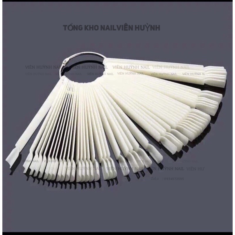 set 50 que móng mẫu dùng tập sơn , trưng bày móng