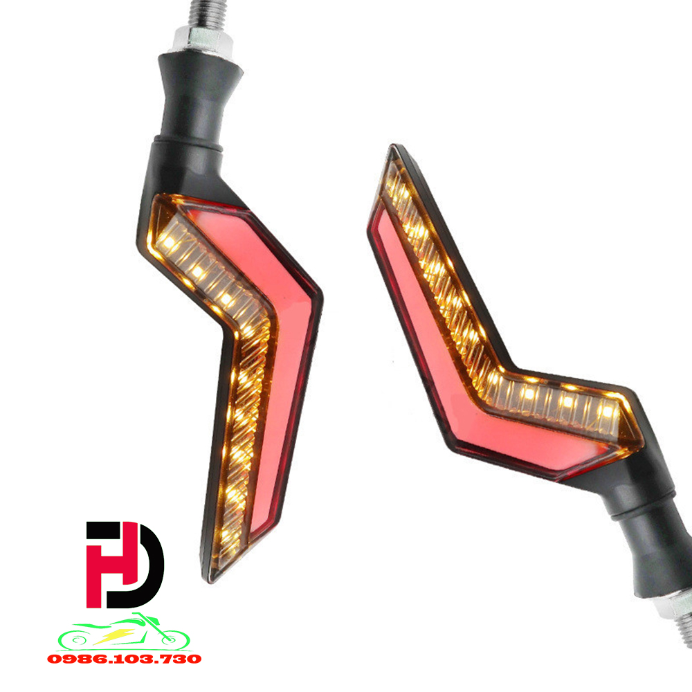 Đèn xi nhan chữ z 48v v1 xe máy điện led demi dc 48v 1 cặp