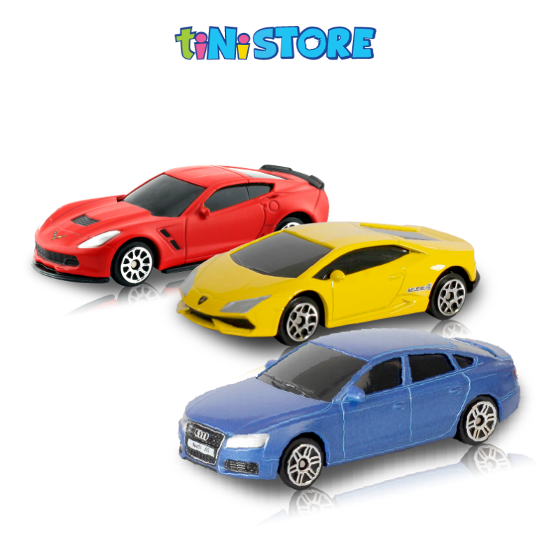 Bộ đồ chơi 3 xe tốc độ FastWheels 3 Inch (Giao mẫu ngẫu nhiên)