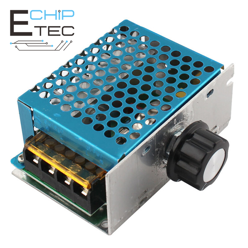 AC 220V 4000W SCR Voltage Regulator Dimming Dimmers Motor Speed Controller Thermostat Electronic Voltage Regulator Module