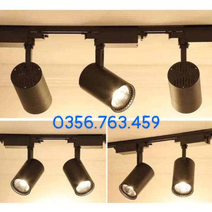 Combo Thanh Ray Và 3 Đèn Rọi COB Cao Cấp