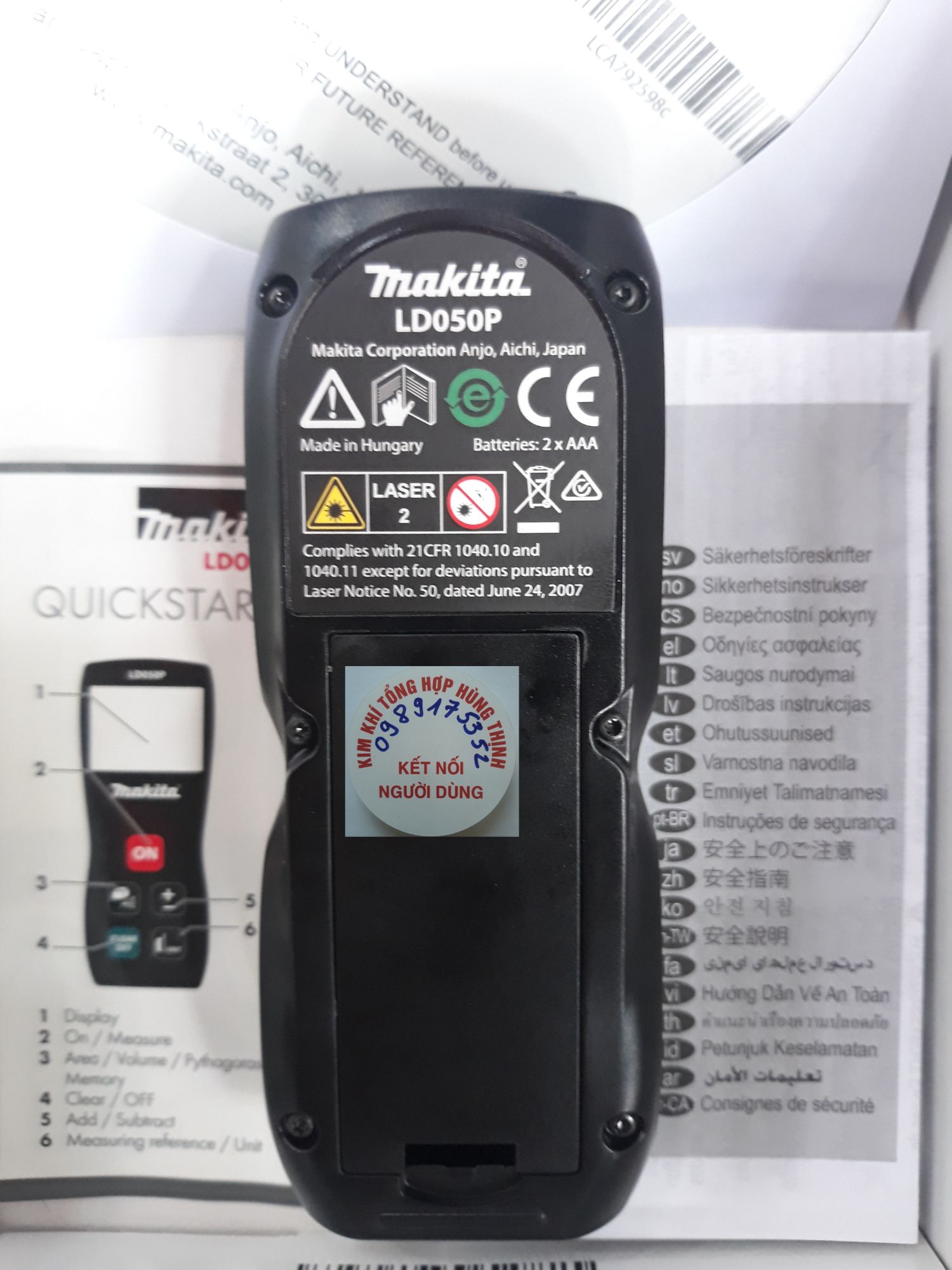 thước đo khoảng cách makita LD050P