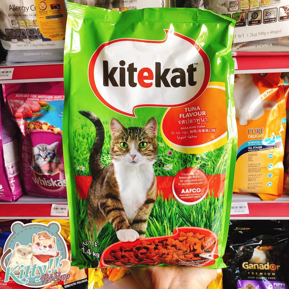 THỨC ĂN CHO MÈO KITEKAT VỊ CÁ THU - CÁ NGỪ 1.4kg