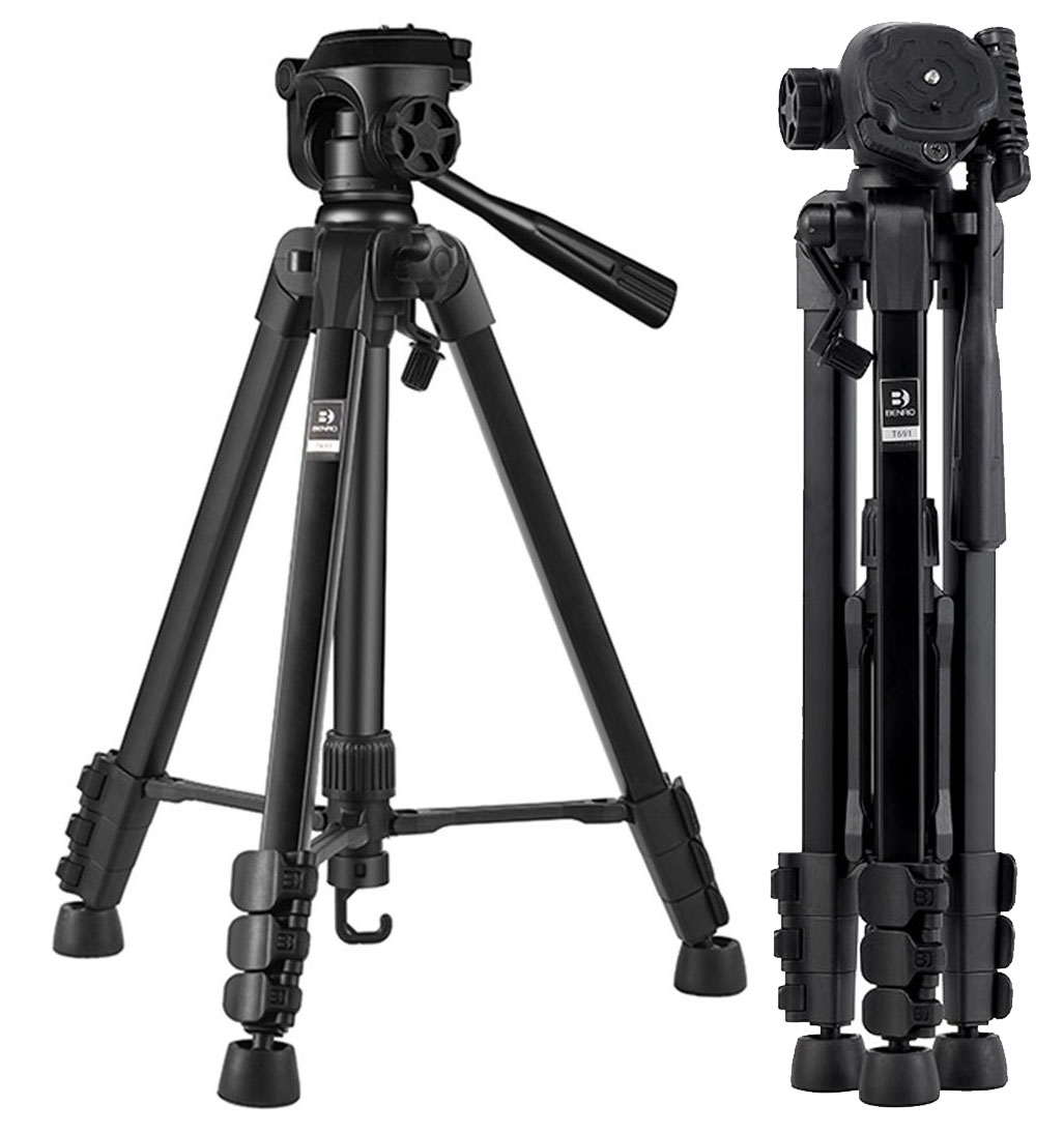 Chân máy ảnh Tripod Benro T691 + Remote cho máy ảnh