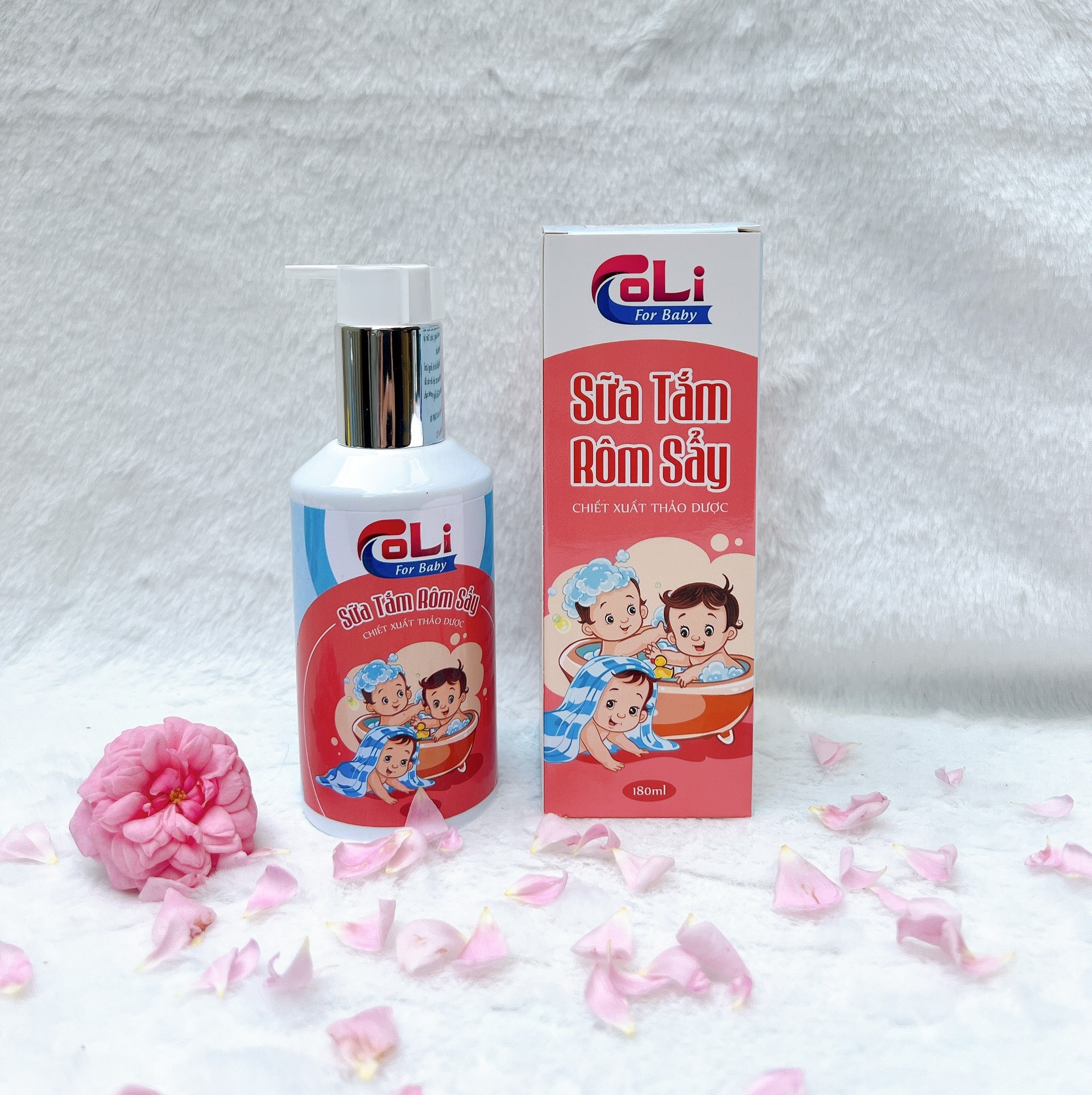 Sữa Tắm Rôm Sẩy CoIi For Baby 180ml