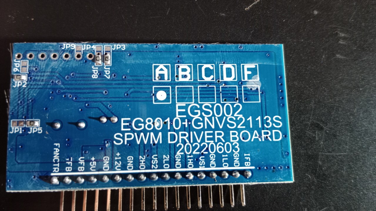 Mạch Tạo Xung Sin EGS002 EG8010+IR2110