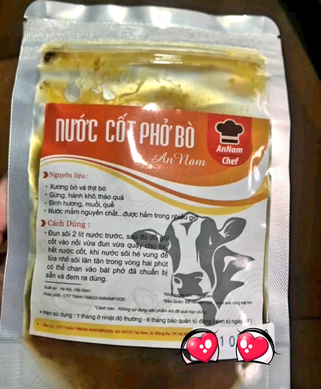 Nước cốt phở bò an nam