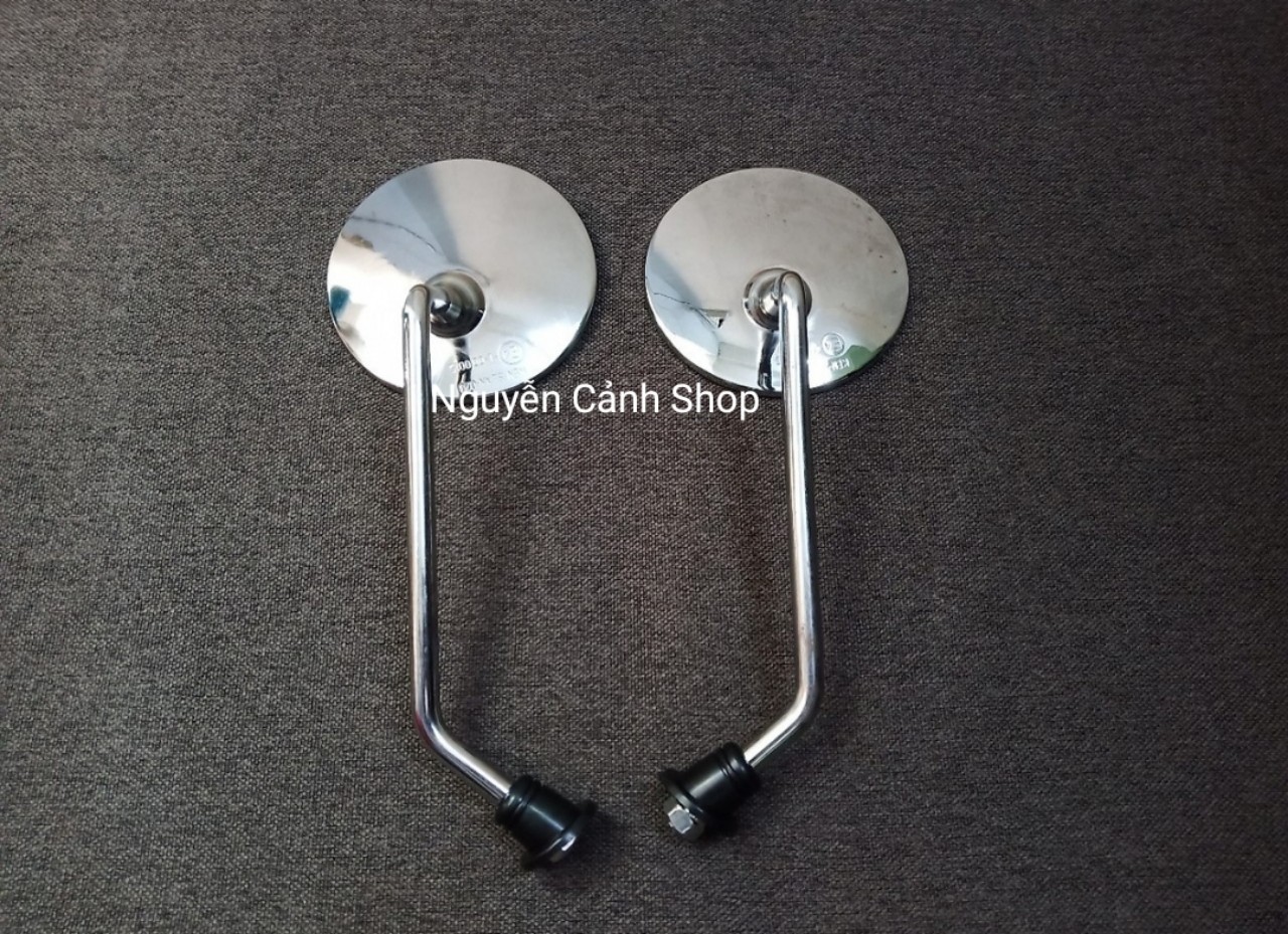 [HCM]cặp kiếng tròn chân 10li đế kim loại cho xe máy