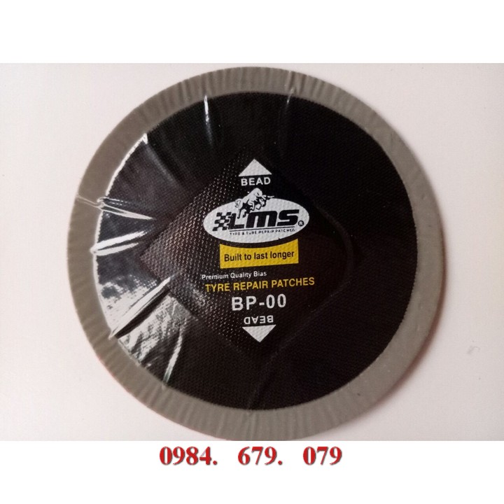 Hộp 25 miếng vá lốp LMS- BP-00 (60x60 mm)