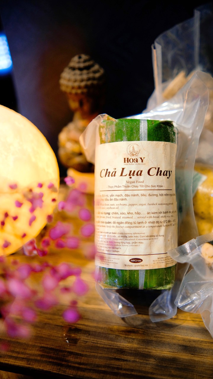 [HCM]Chả lụa chay 500 Gram Hoa Y Thuần Chay